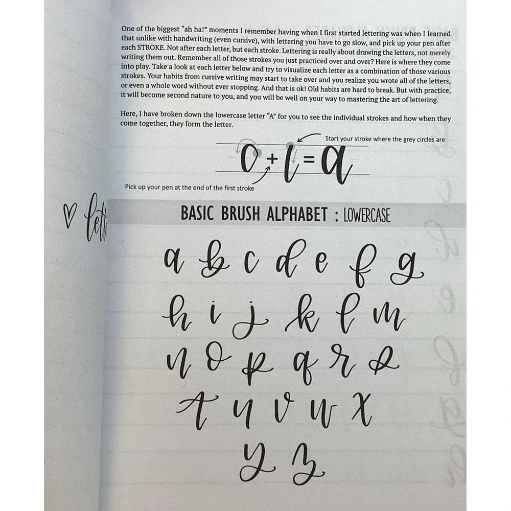 2 NEW Books‎ - Lettering and Modern Calligraphy: A Beginner's Guide Made Easy